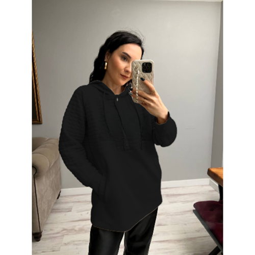 Women's Long Hooded Sweatshirt