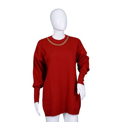 Women's Sweater with Chain