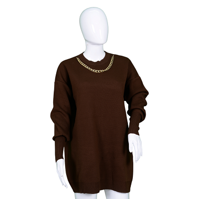 Women's Sweater with Chain