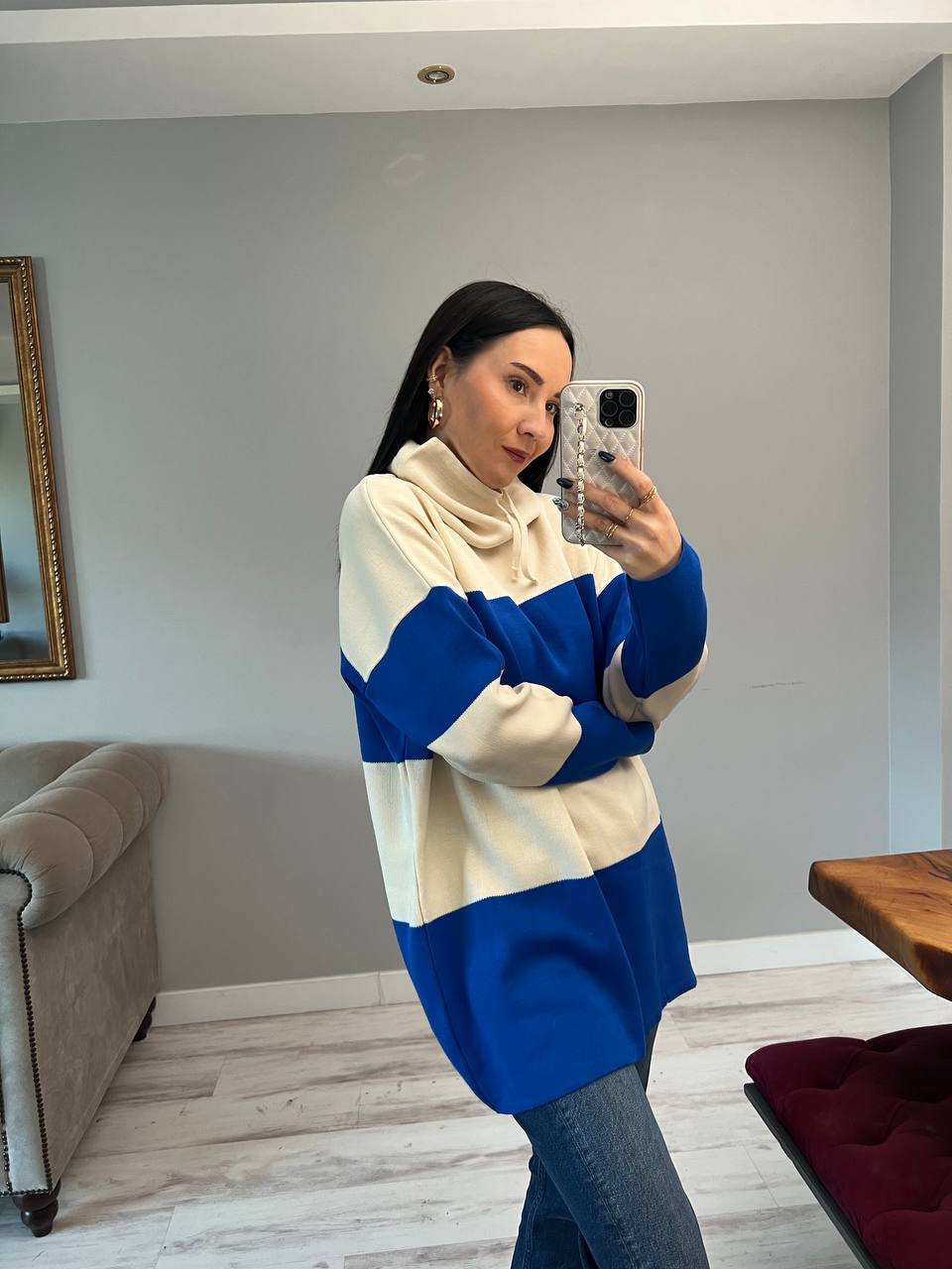 Women's High Neck Sweater