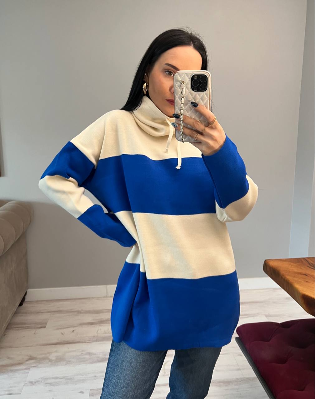 Women's High Neck Sweater