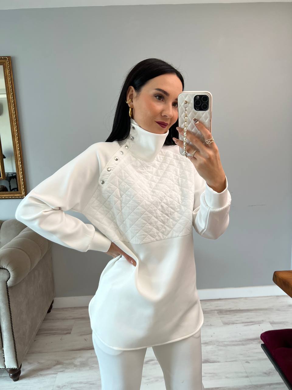 Women's High Neck Sweater