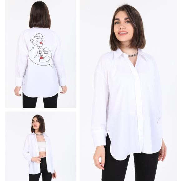 Women's Shirt Face Detail print