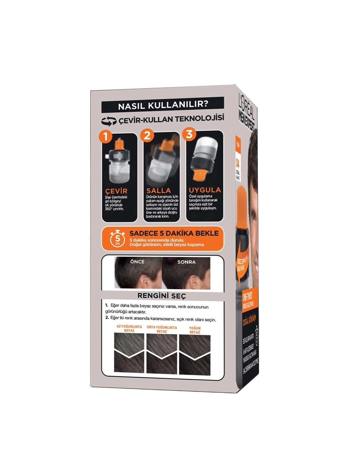 Loreal Paris Men Expert One-Twist Men Hair Dye Dark