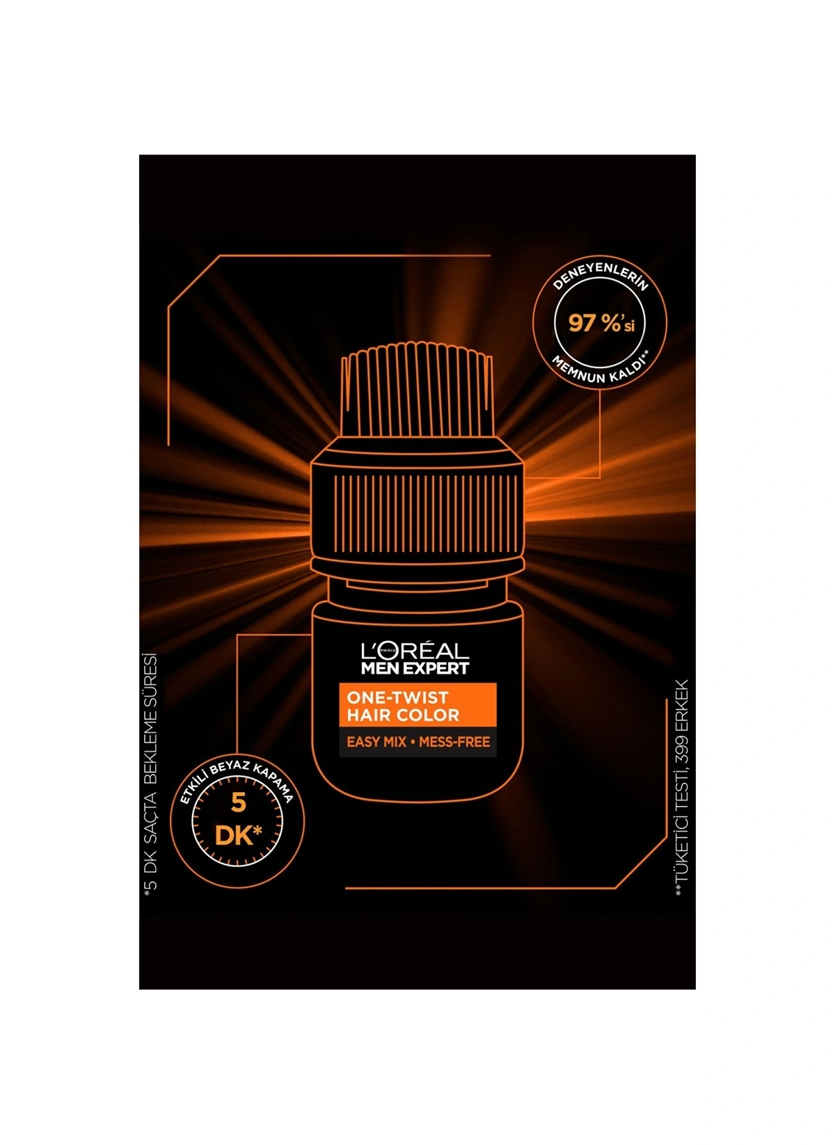 Loreal Paris Men Expert One-Twist Men Hair Dye Dark