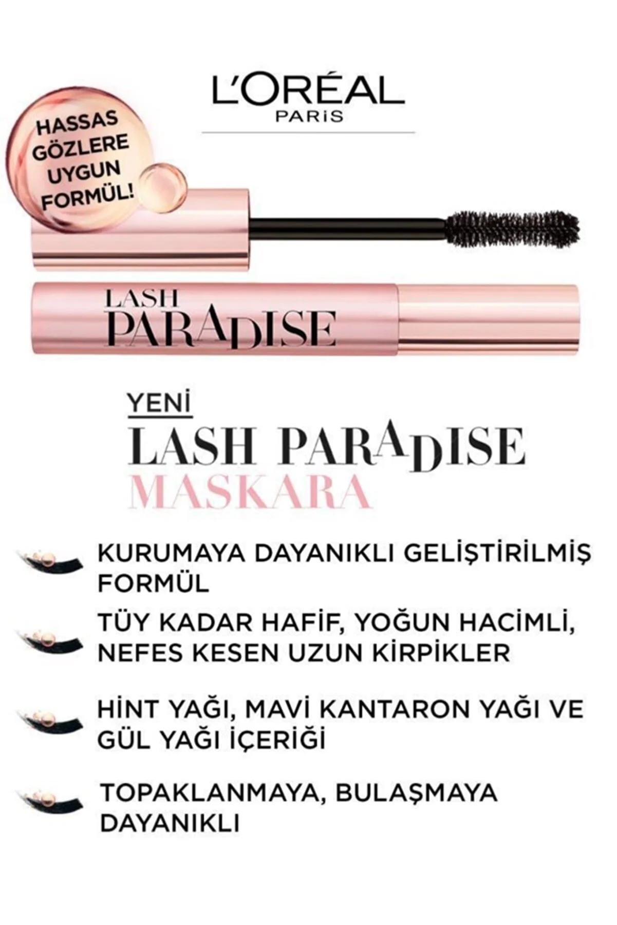 Loreal Paris Paradise Black Mascara