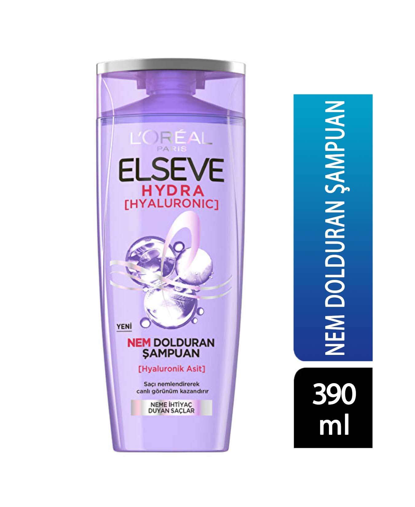 Hydra Hyaluronic Shampoo with Hyaluronic Acid 390ml