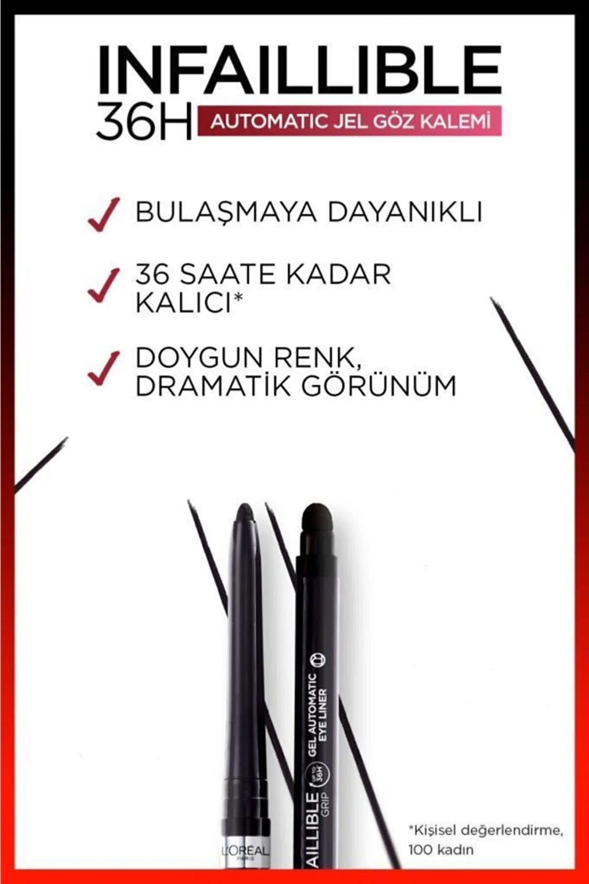 Loreal Paris Infaillable Automatic Gel Eye Liner 001