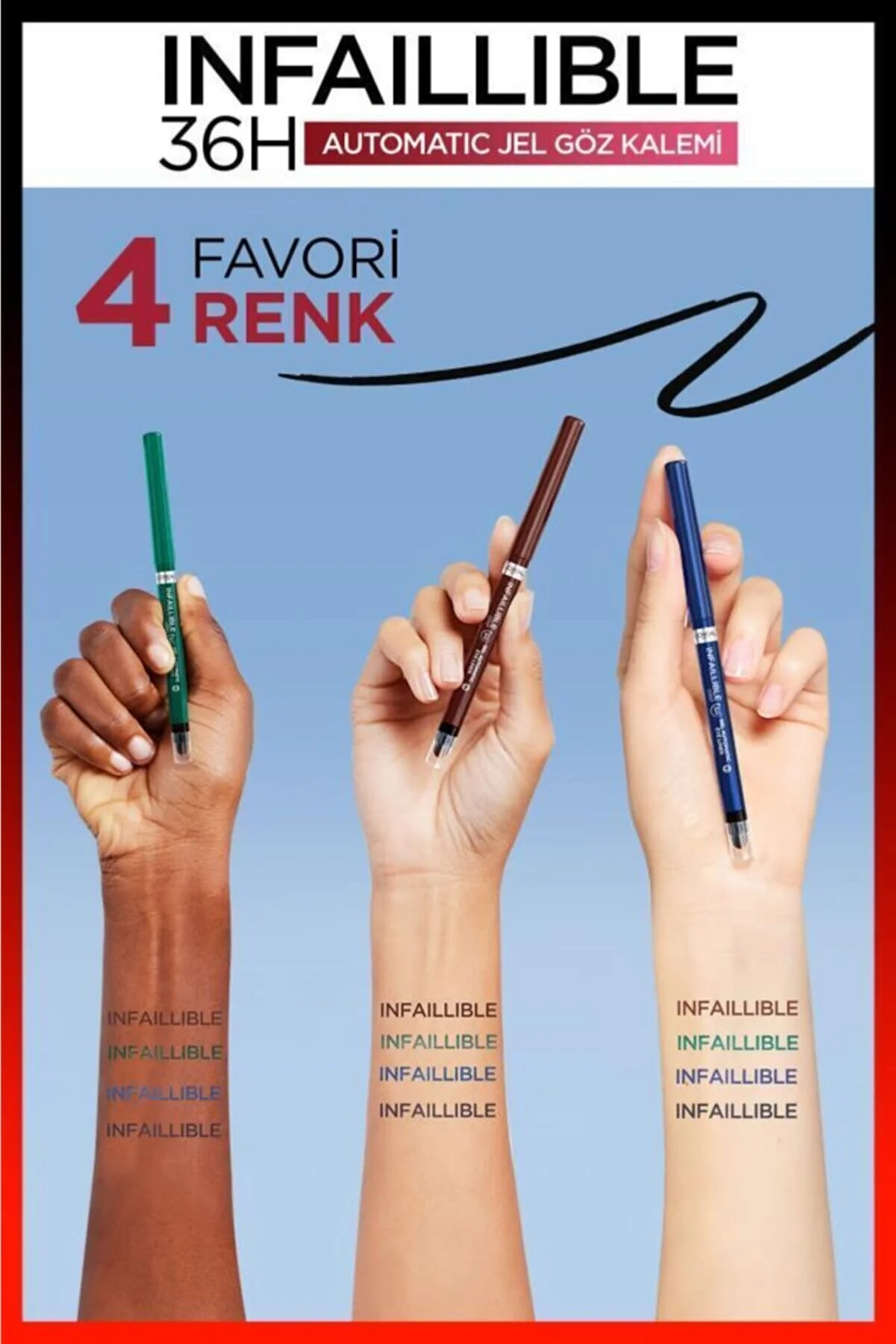 Loreal Paris Infaillable Automatic Gel Eye Liner 001