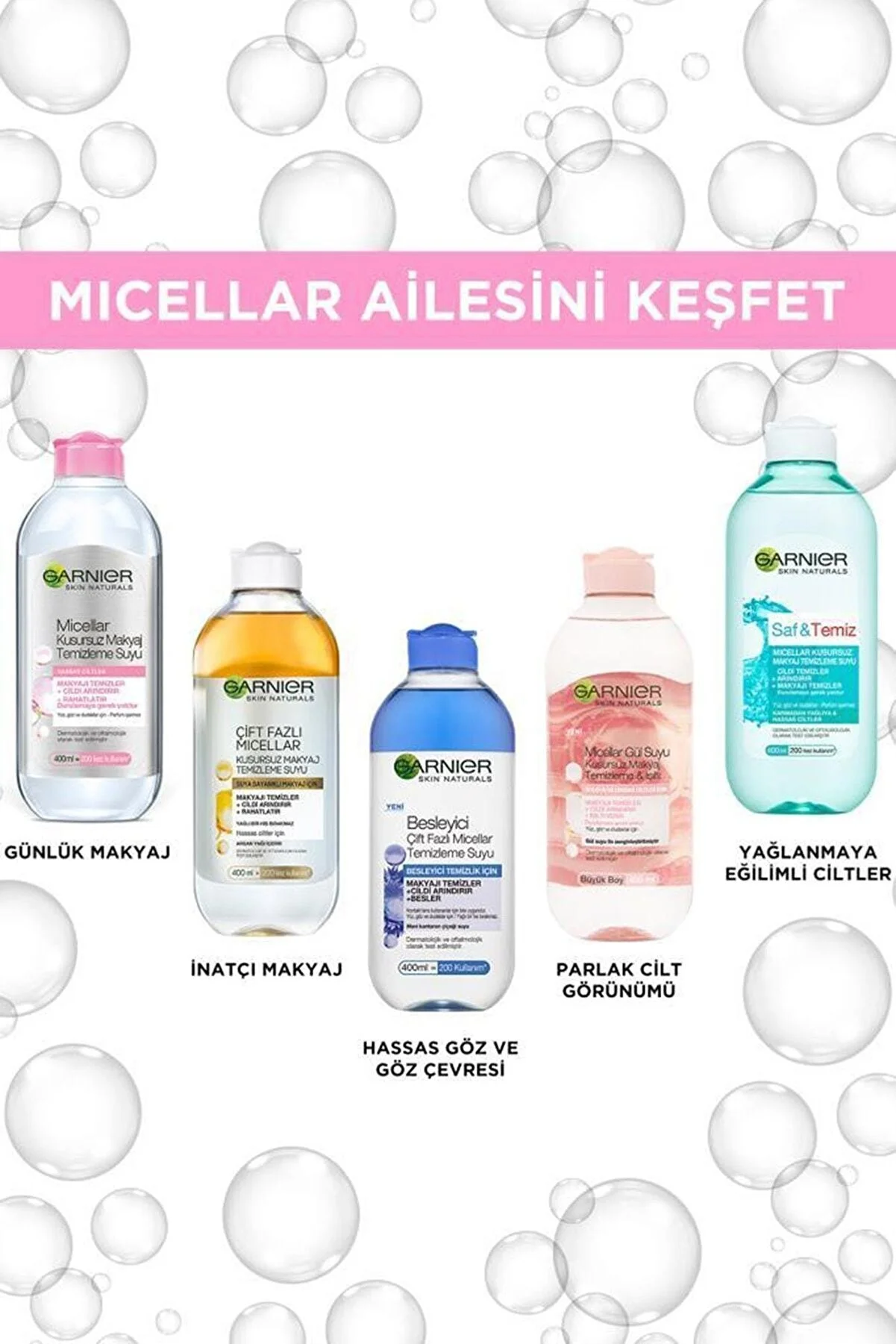 Garnier Micellar Rose Water Perfect Make Up Remover & Shine