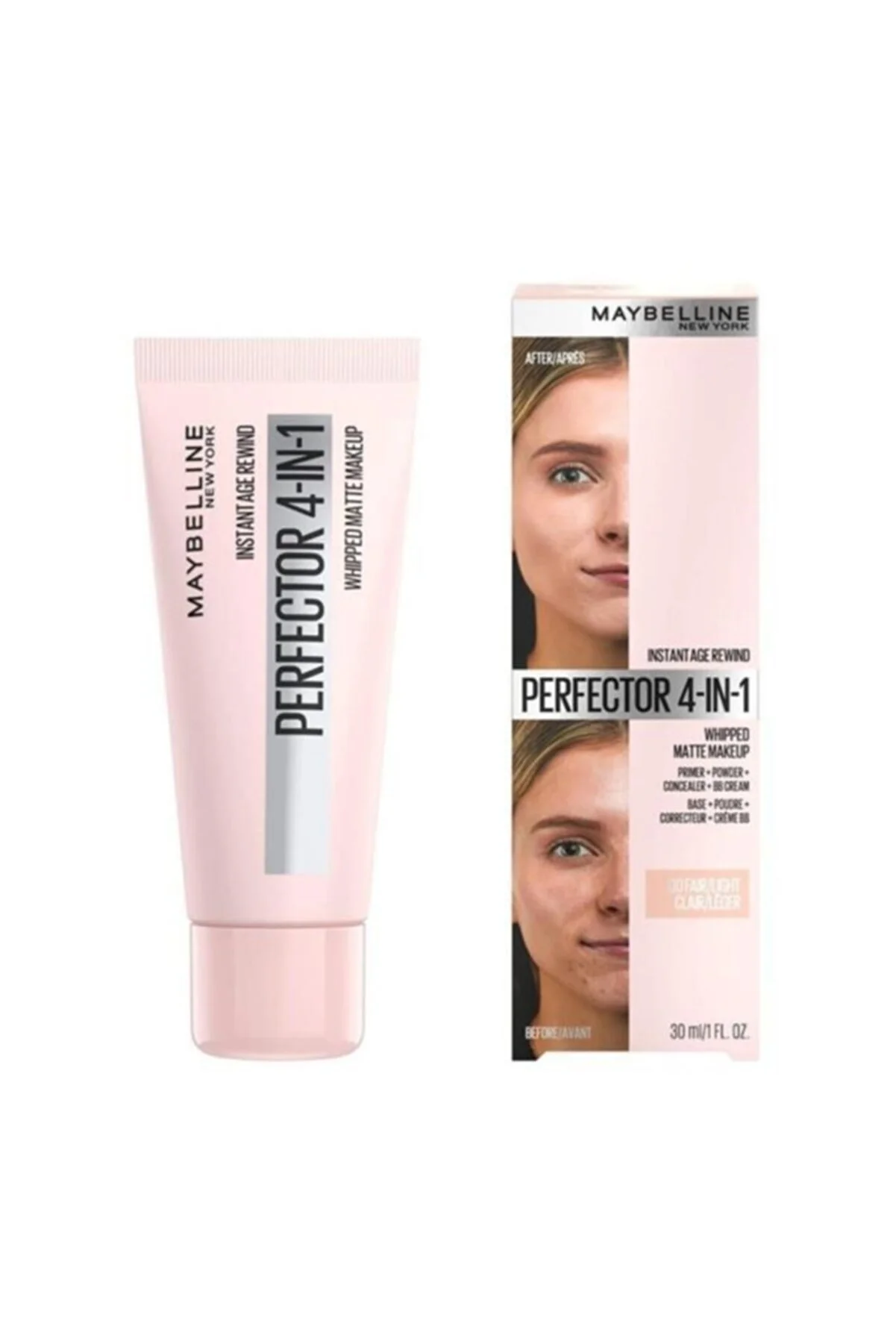 Maybelline New York Instant Perfector 4 in 1 Matte Foundation, 01 - Light