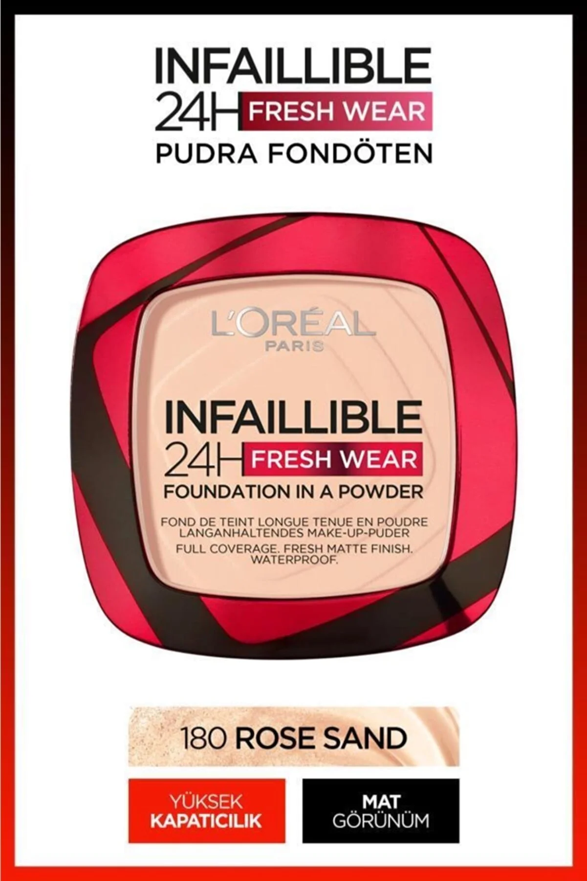Loreal Paris Infaillible 24h Powder Foundation 180