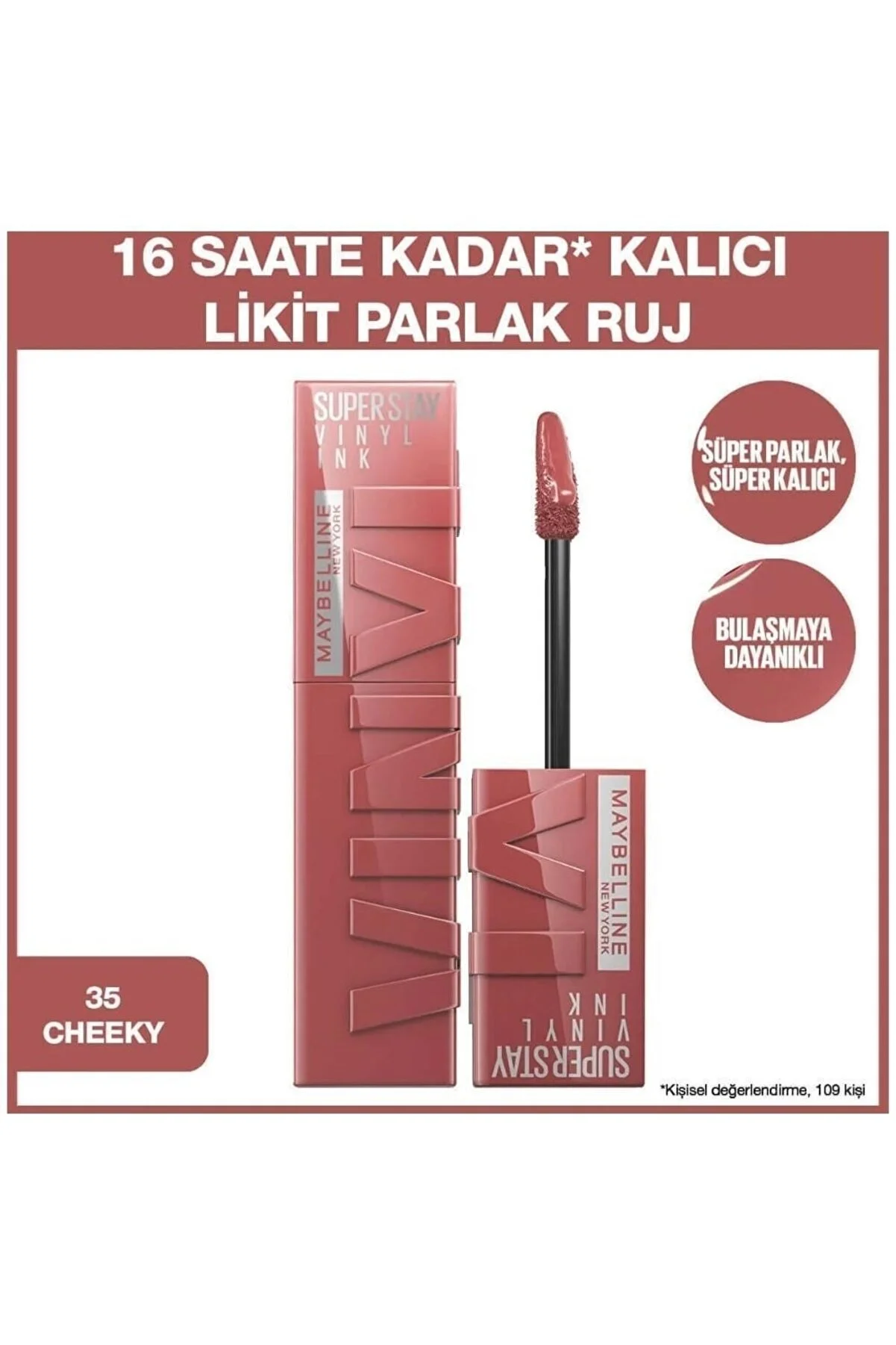 Maybelline Vinyl Ink 35 cheeky