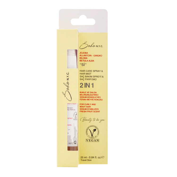 SOHO N.Y.C. care spray hair and hair perfume