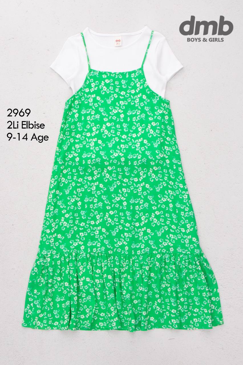 Girls Dress with T-shirt
