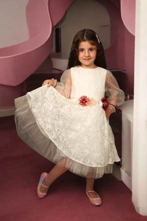 Flower Embroidered Dress
