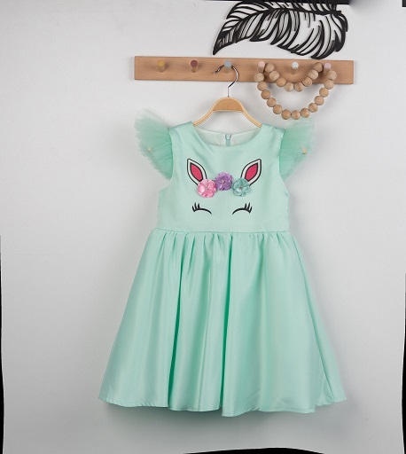 Children's short dress Unicorn