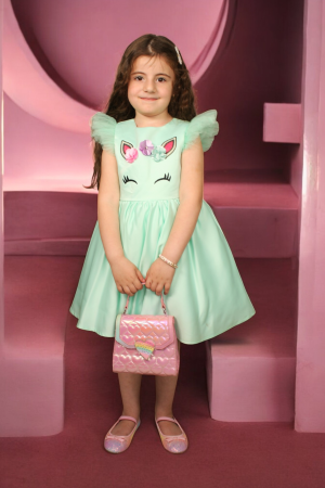 Children's short dress Unicorn