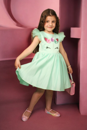 Children's short dress Unicorn