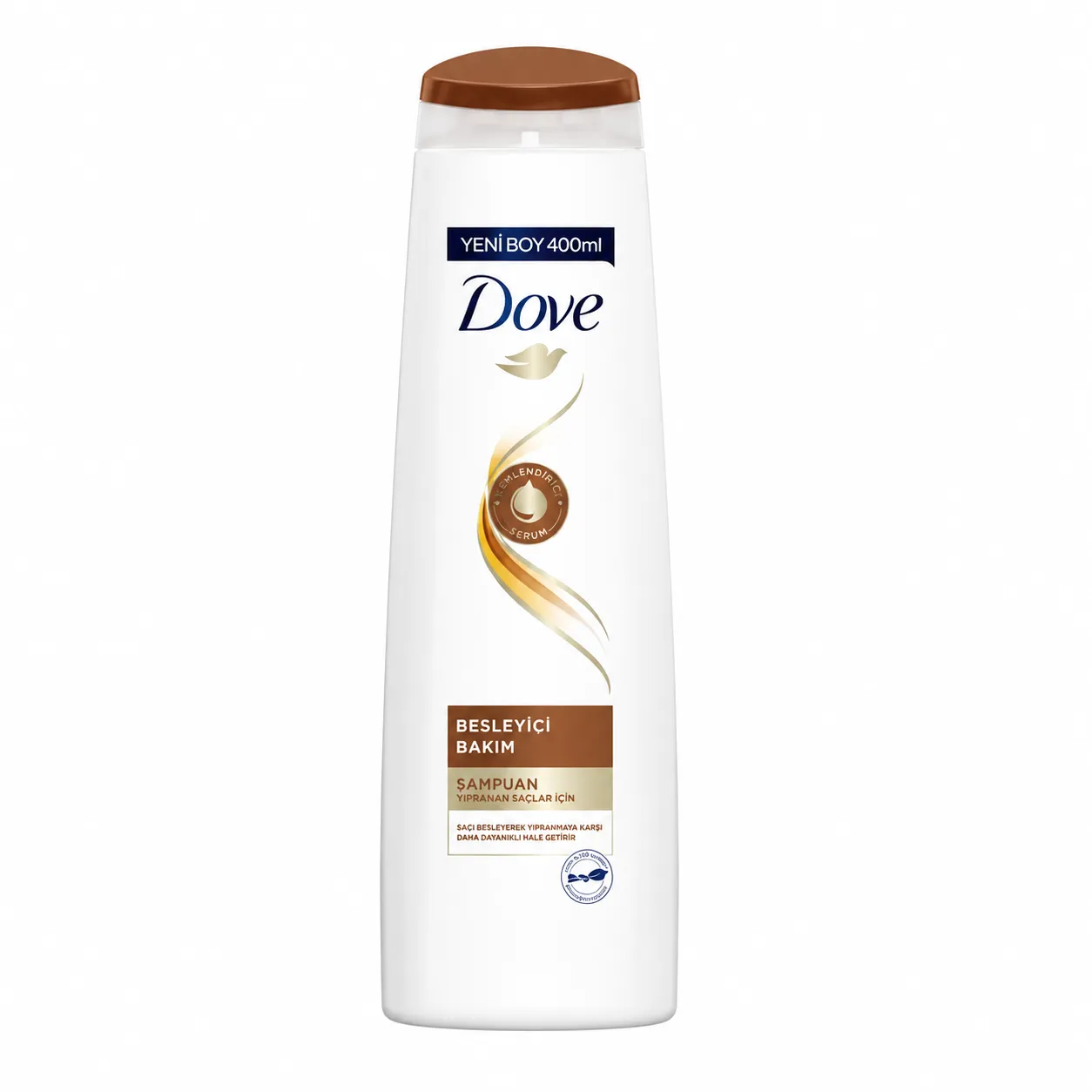 Dove Nourishing Care Shampoo – Dry & Damaged Hair – 400ml color option