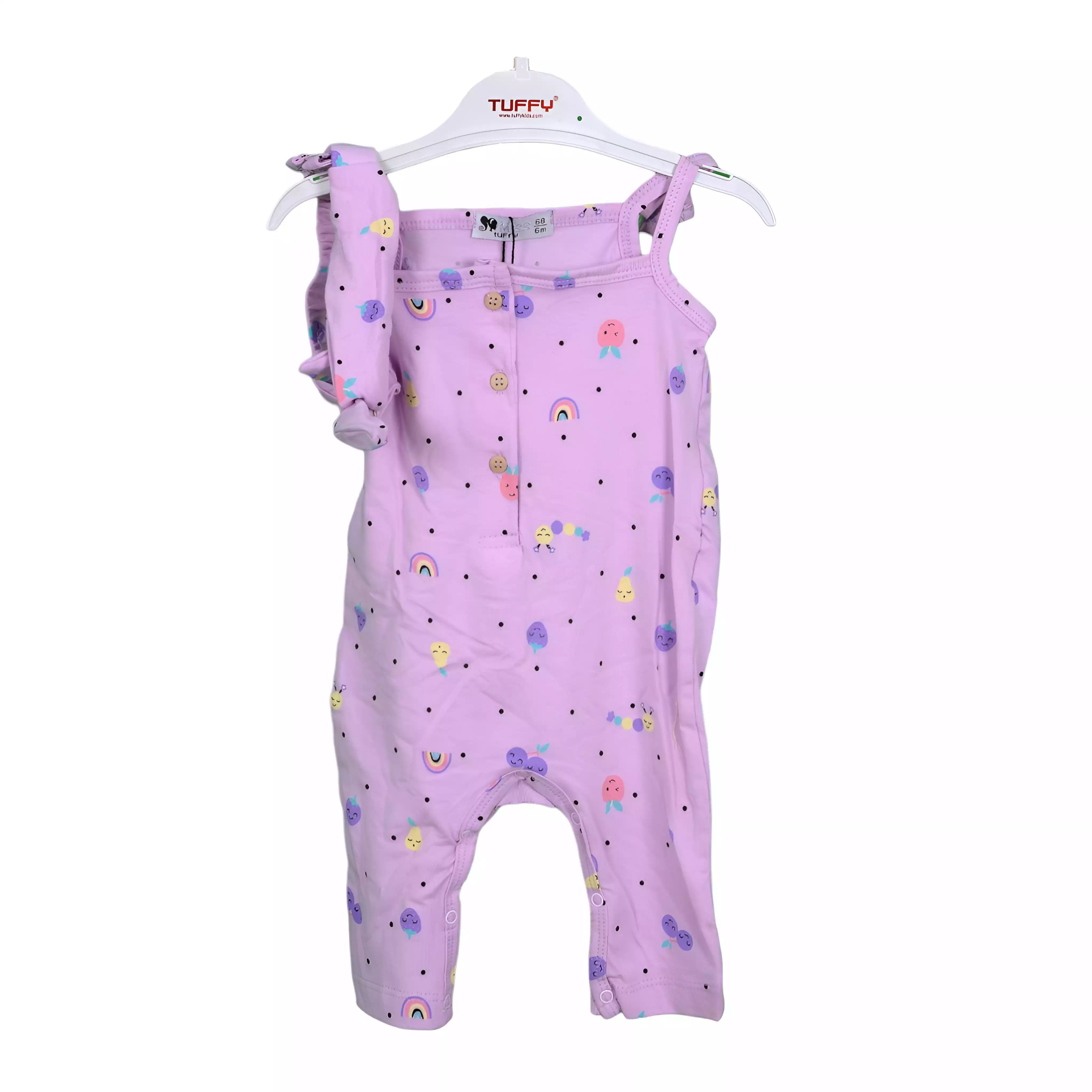 Girl Sleeveless Smocked Jumpsuit