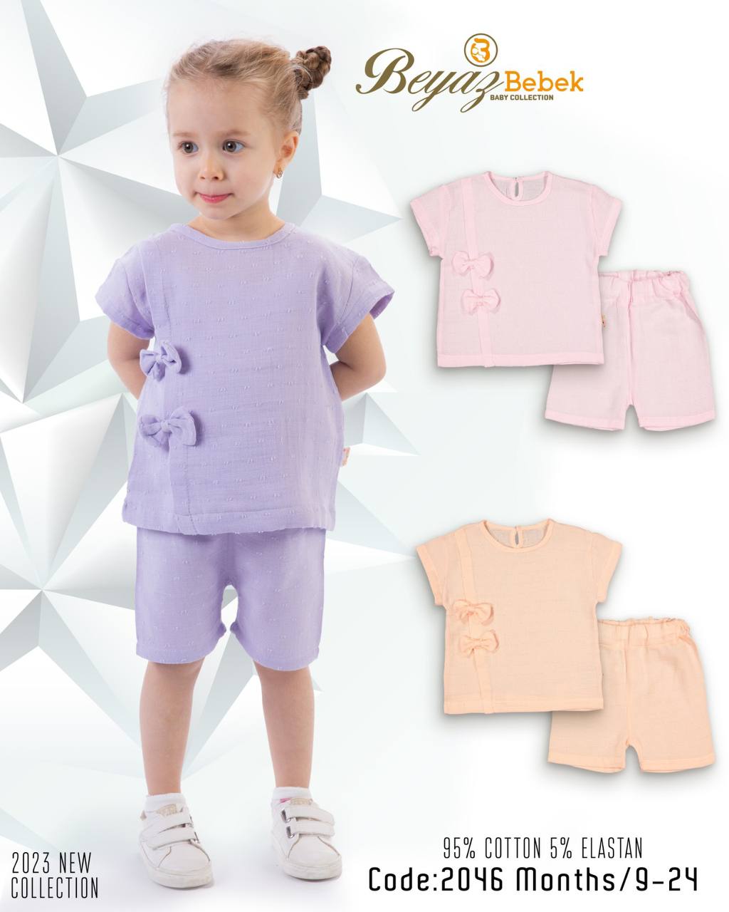 Baby Girl clothing Summer Set