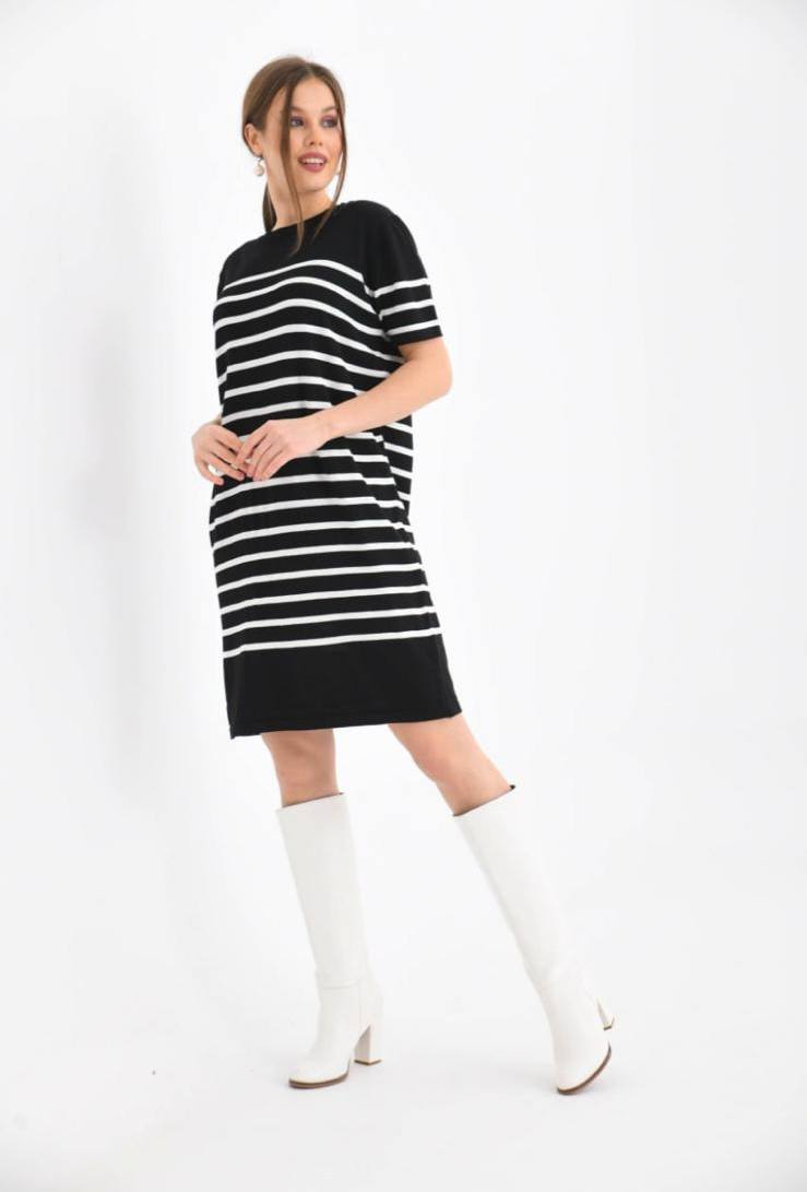 Women's Striped Simple Dress