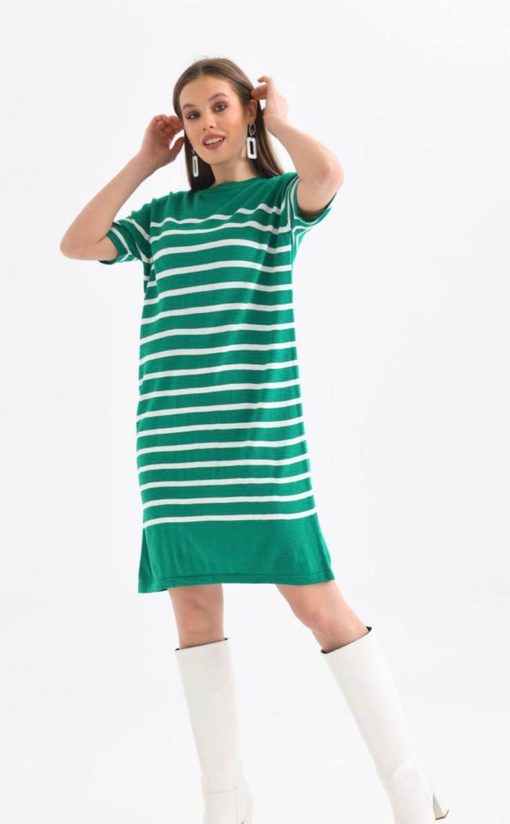 Women's Striped Simple Dress