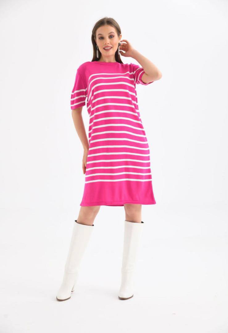 Women's Striped Simple Dress