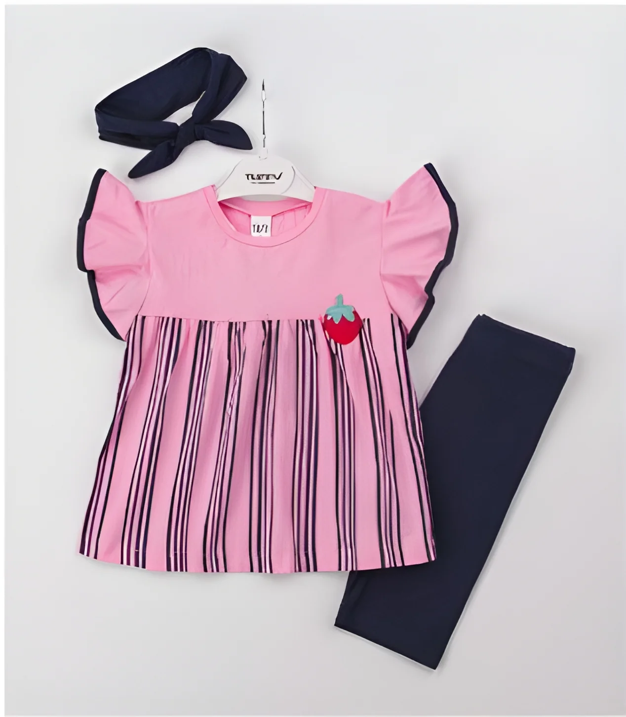 Short Sleeve Girls T-Shirt Set