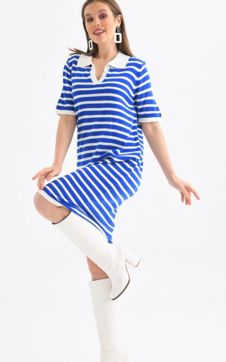 Women's Striped Simple Dress