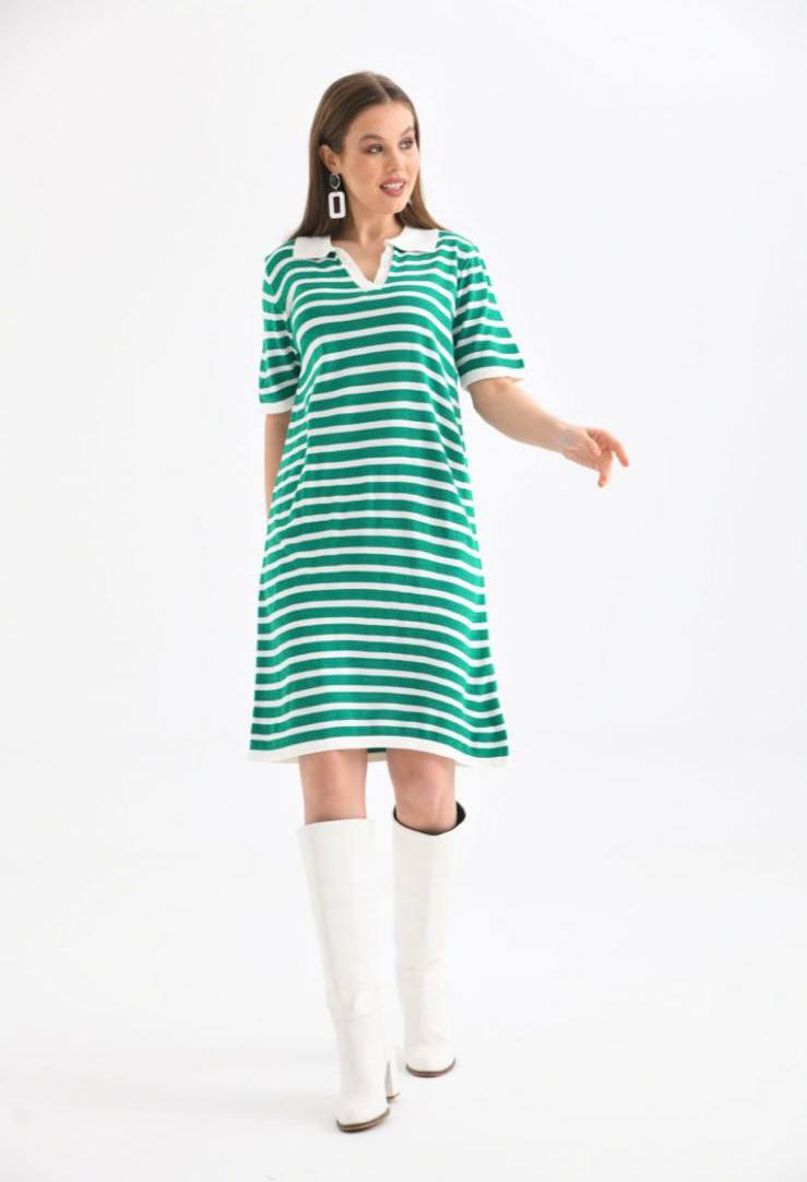 Women's Striped Simple Dress