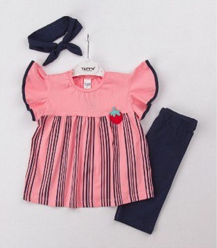 Short Sleeve Girls T-Shirt Set