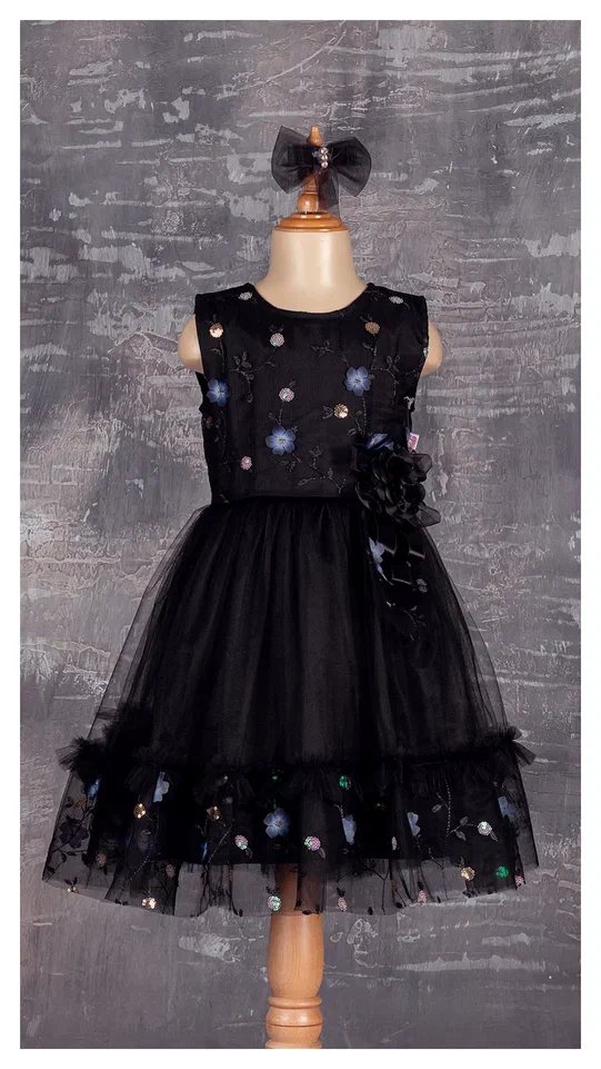 Floral Lace Girl Evening Dress
