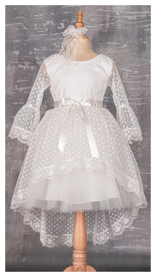 Polka Dot Girls Party Dress
