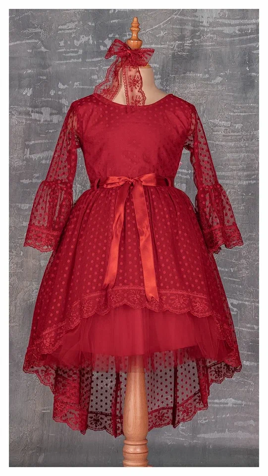 Polka Dot Girls Party Dress