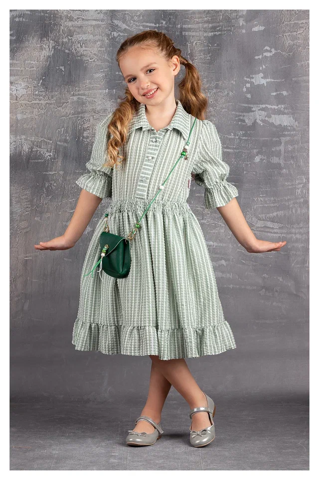 Patterned Girls Dress