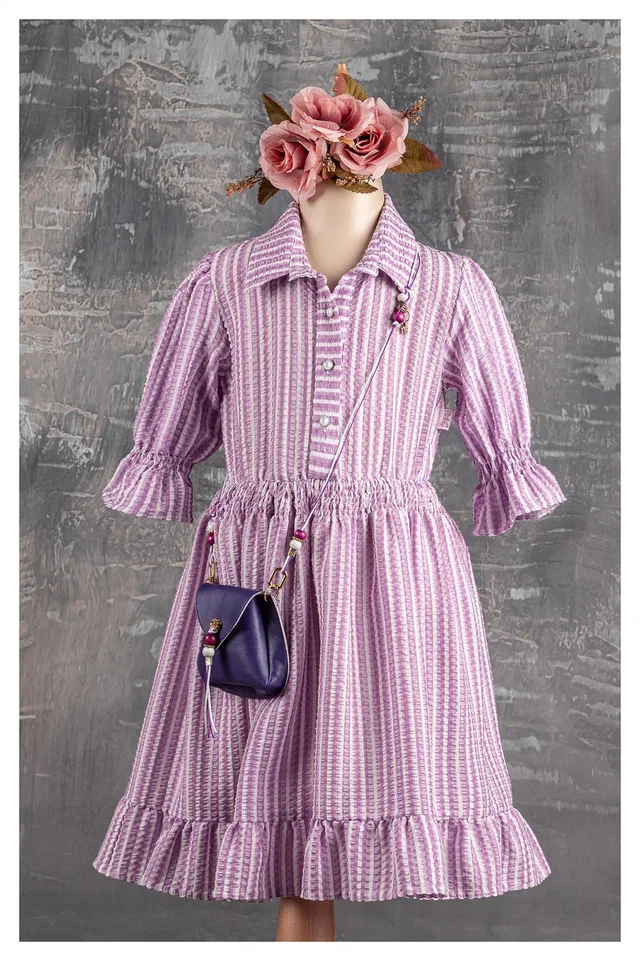 Patterned Girls Dress
