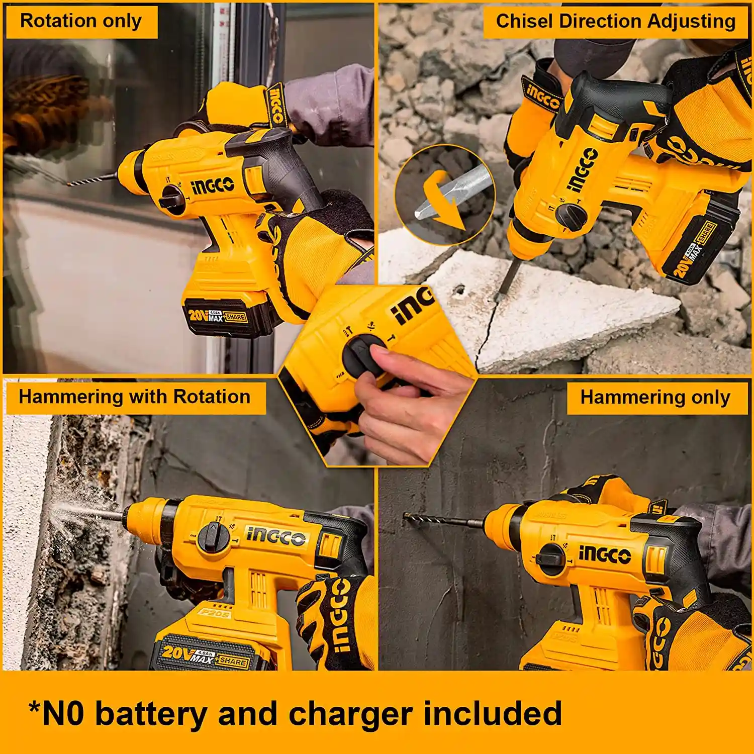 Lithium-Ion rotary hammer CRHLI2201