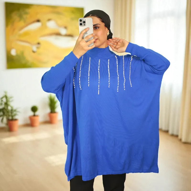 فستان قصير من الصوف