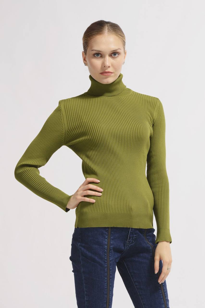 Women's High-Neck Sweater