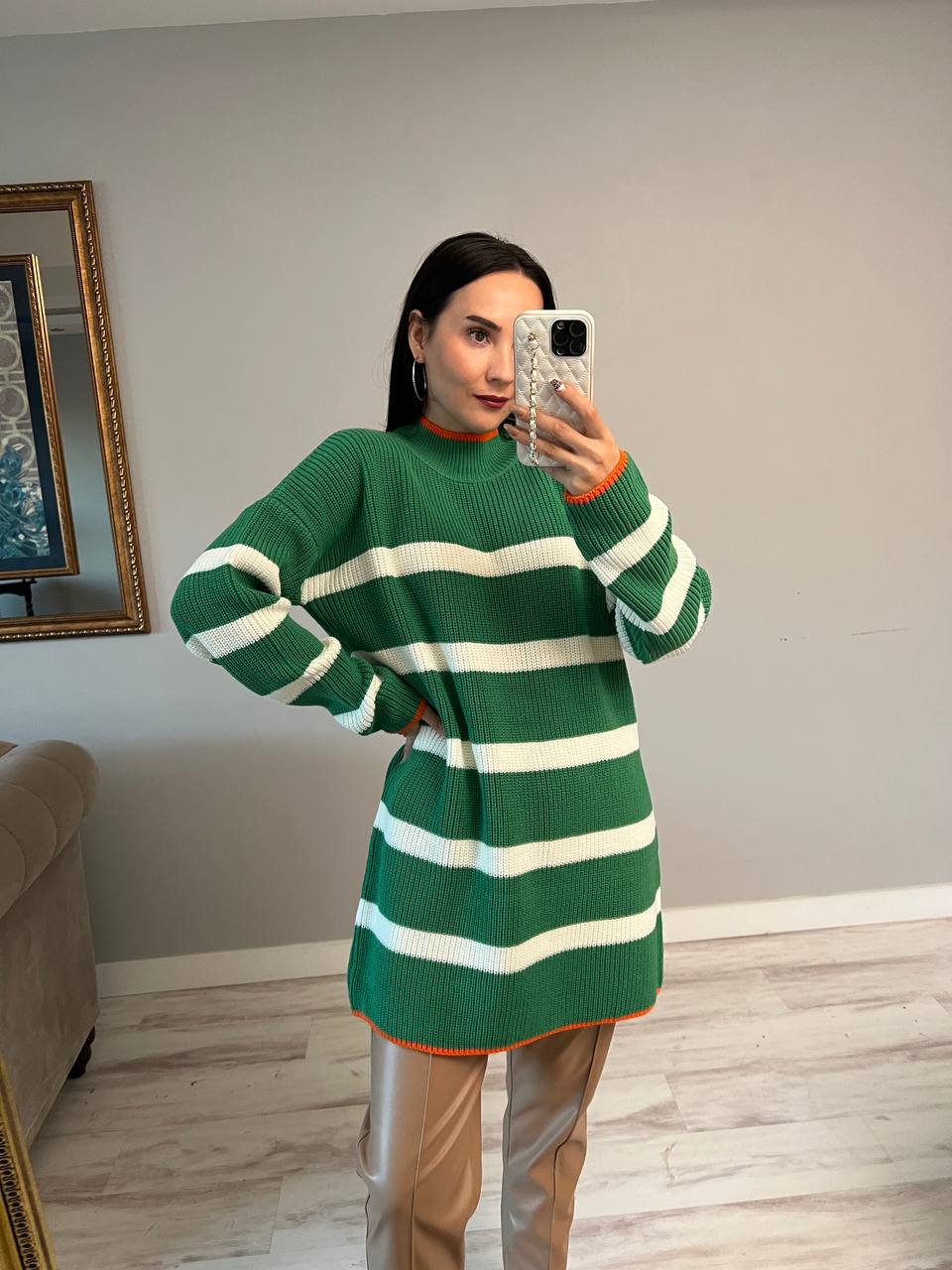 Striped knitwear for women