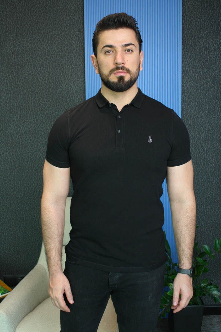 Gianni Rostti Polo Neck Men's T-Shirt