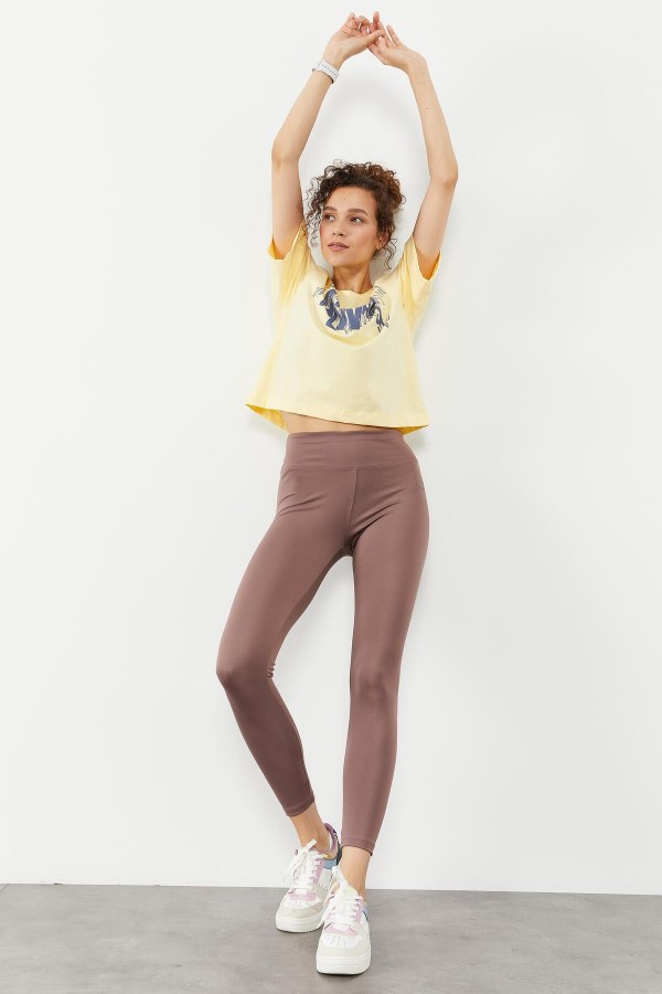 Women's Sports High Waist Cotton Leggings