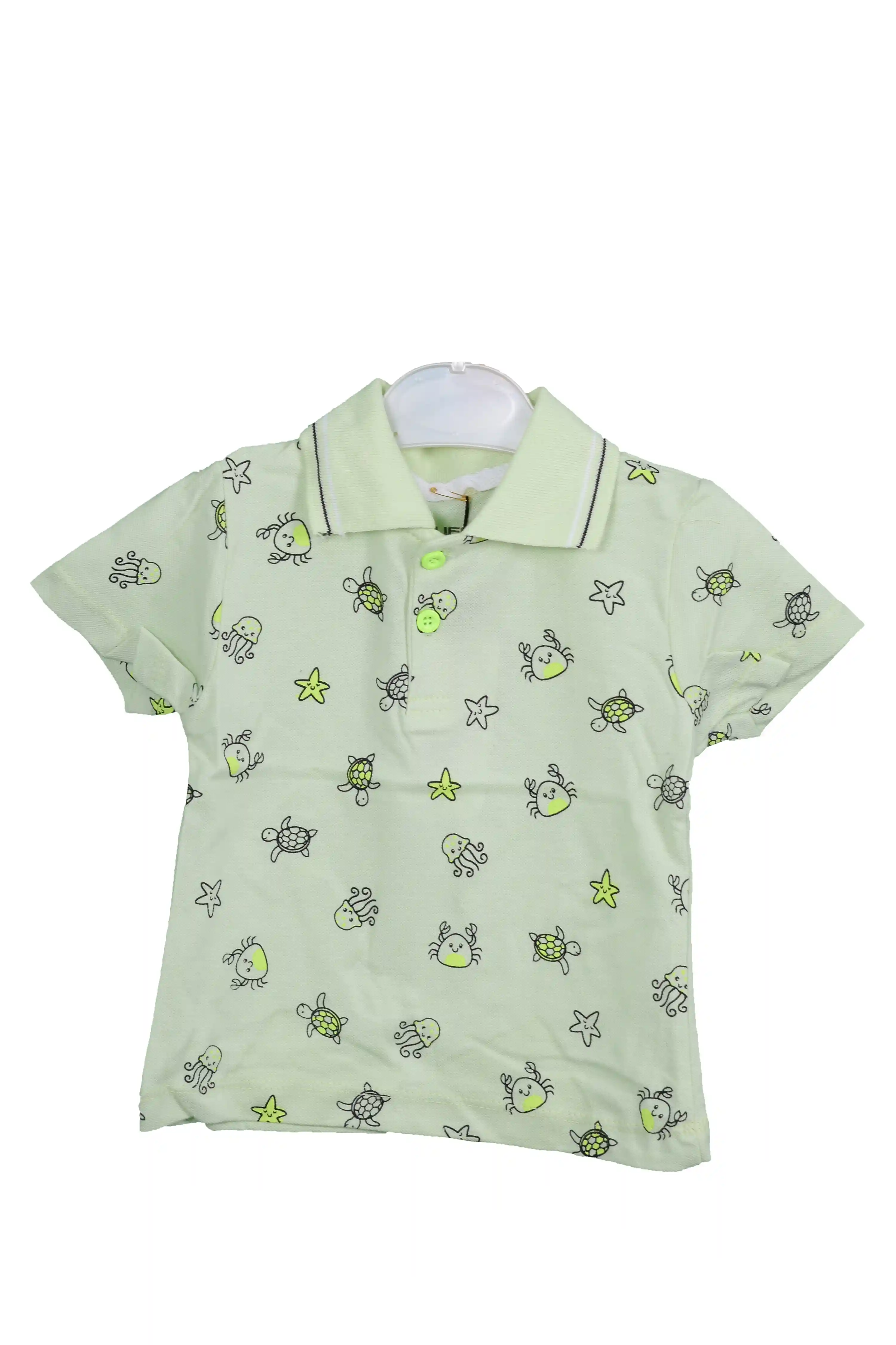 Baby Boy Polo Neck T-Shirt