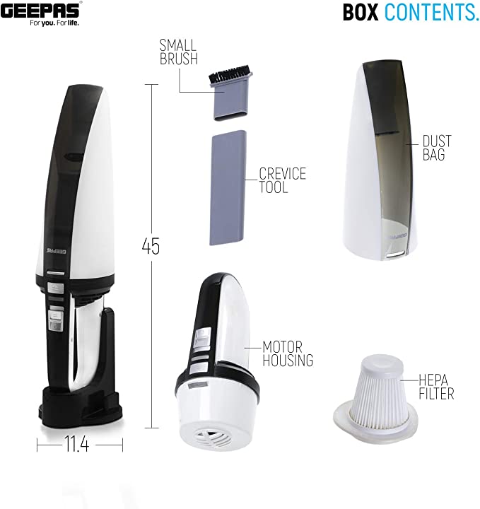 Geepas Cordless Handheld Vacuum Cleaner