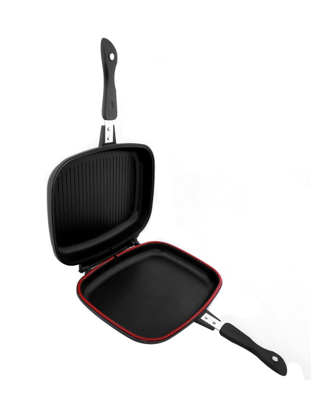Royalford Non-Stick Double Grill Pan color option