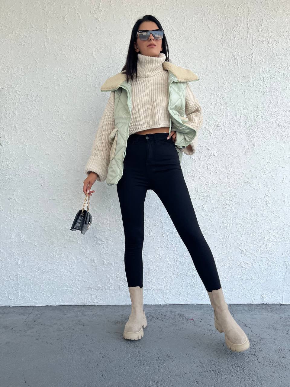 Women's High Waist Skinny Jeans