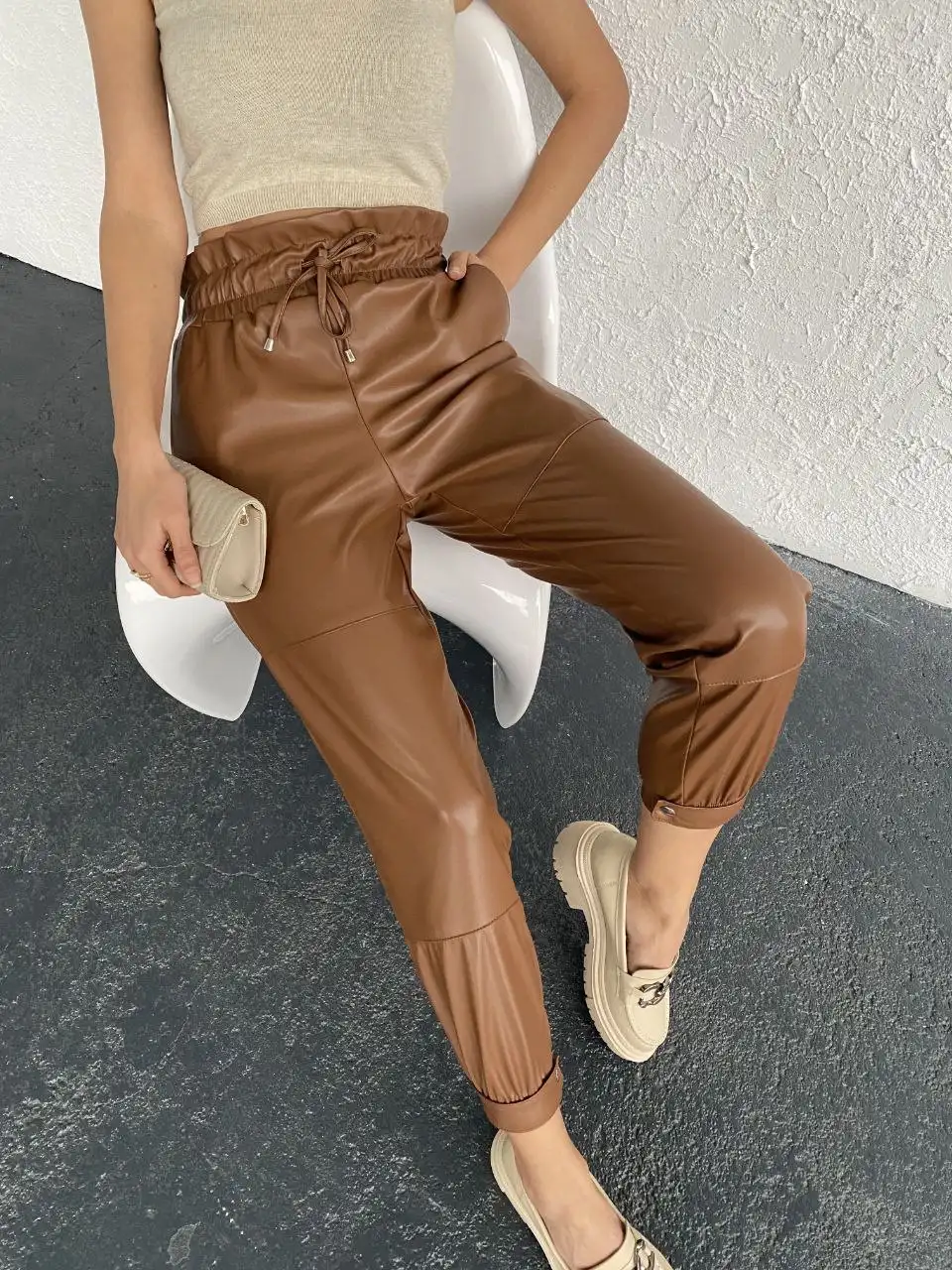 Leather Women's Trousers