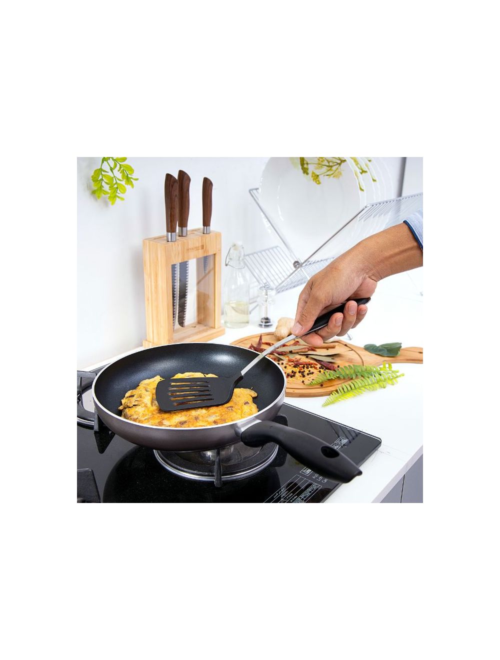 کەوگیری ڕۆیاڵفۆردی نایلۆن  لەگەڵ ستیل هەندڵ - RF1203